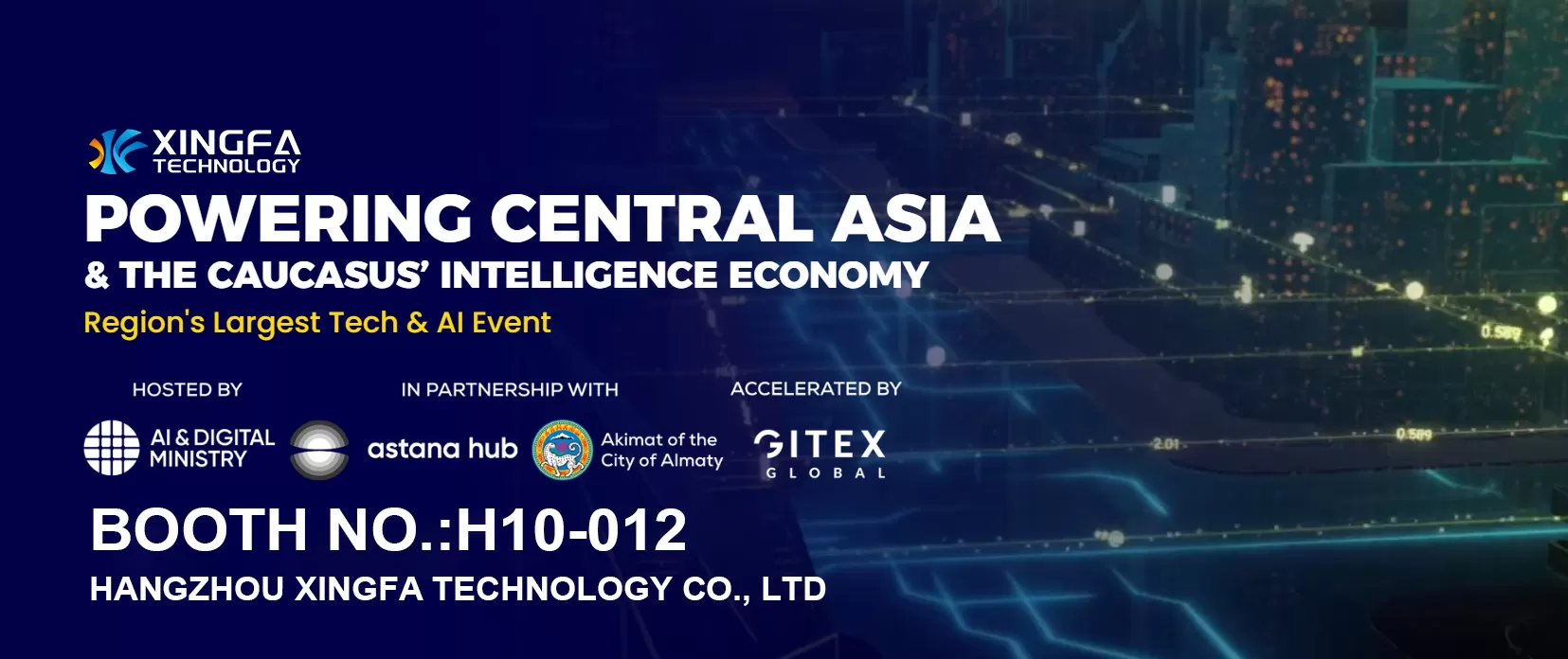 Visitez Hangzhou Xingfa Technology au GITEX Central Asia 2026