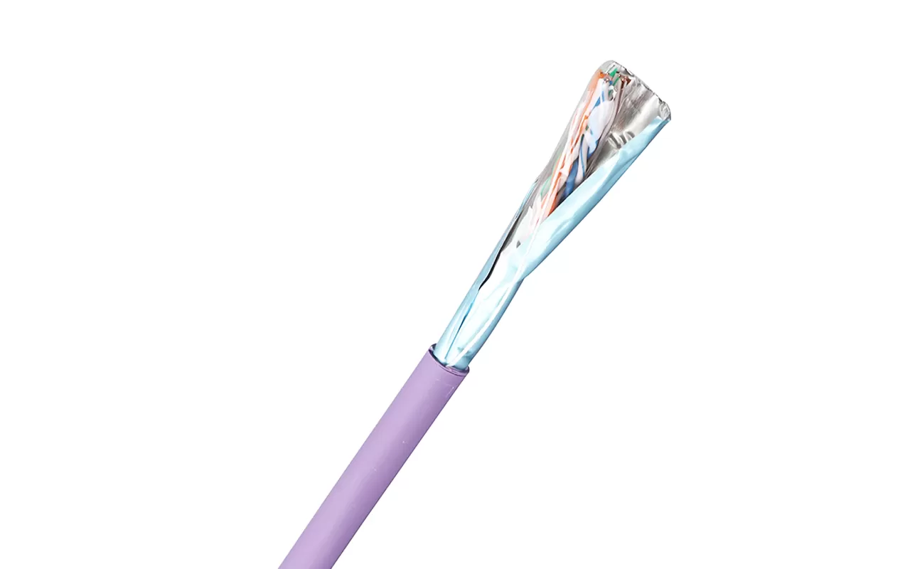 Câble LAN CAT5e blindé F/UTP