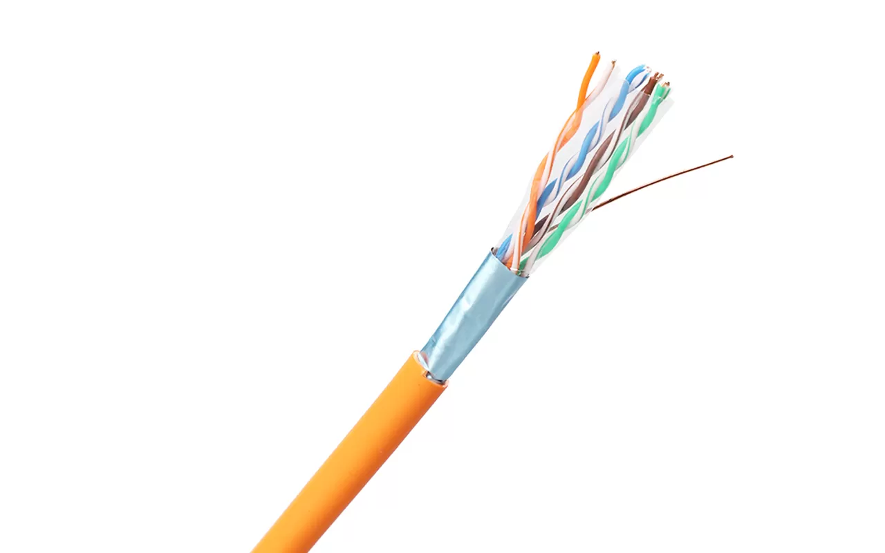 Câble LAN CAT5e blindé F/UTP