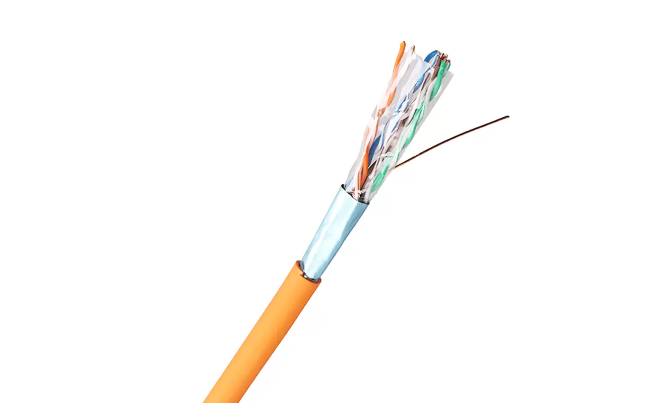 Câble LAN CAT5e blindé F/UTP