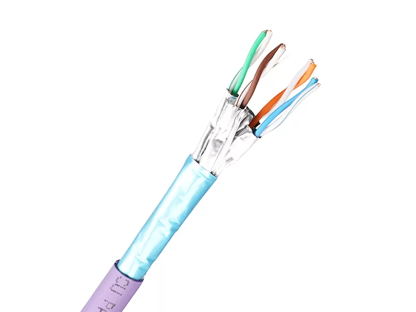Câble LAN CAT6A blindé F/UTP