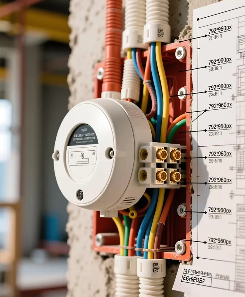 Câblage du système de détection incendie