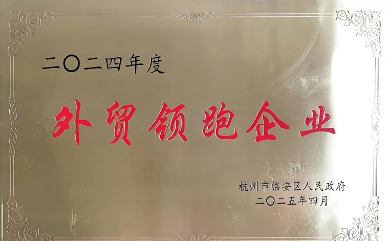 En avril 2025, notre société a reçu le titre de «principale entreprise de commerce extérieur de 2024»