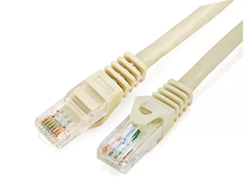 SK01-1075 Cat5e câble FTP solide avec prise moulée