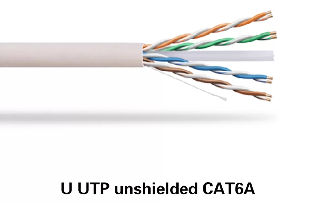 Câble LAN CAT6A non blindé UTP