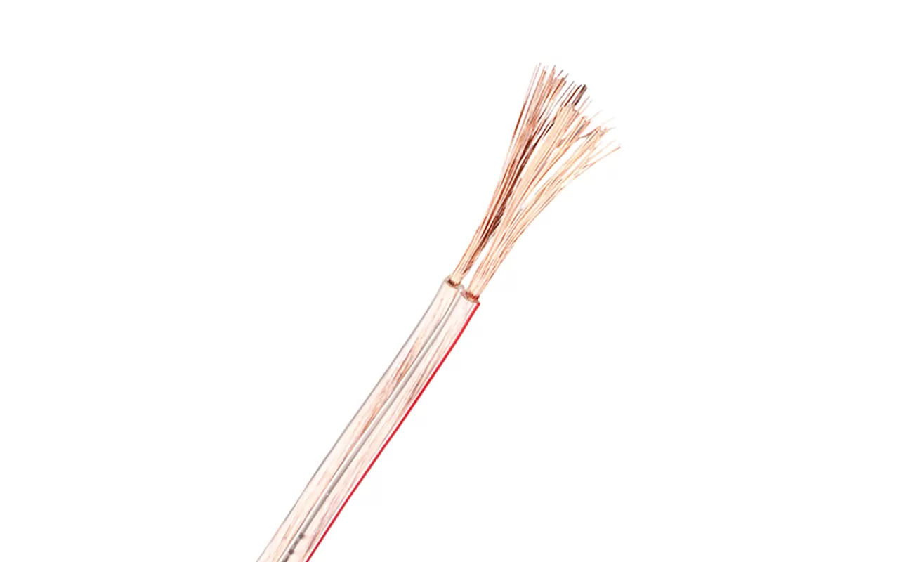 CÂBLE DE HAUT-PARLEUR TRANSPARENT